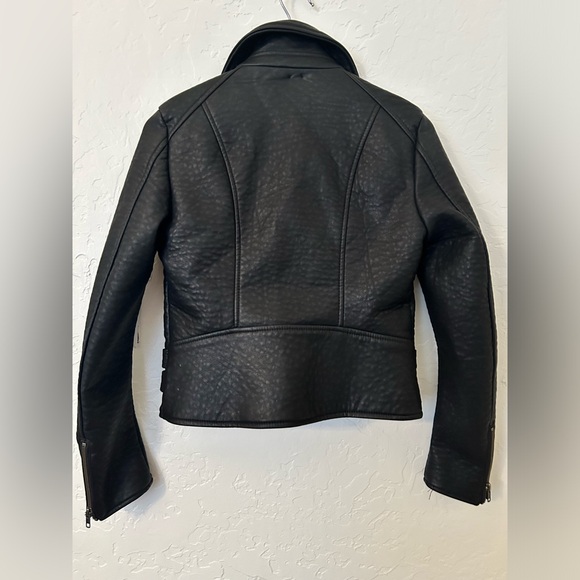 Free People Insulated Vegan Leather Jacket. Size 2. Worn twice. - Picture 5 of 6